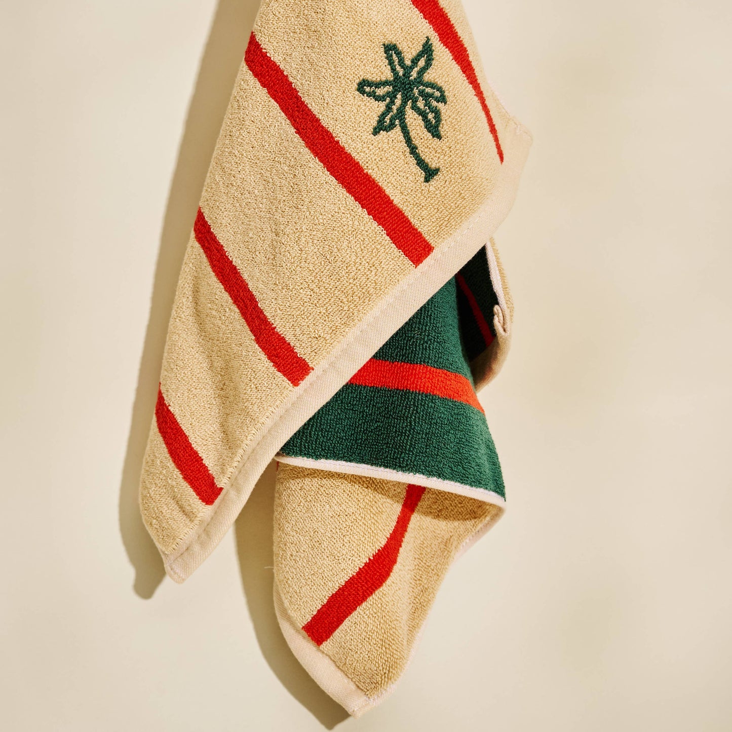 Tan Lines Palm Cotton Terry Cloth Towel