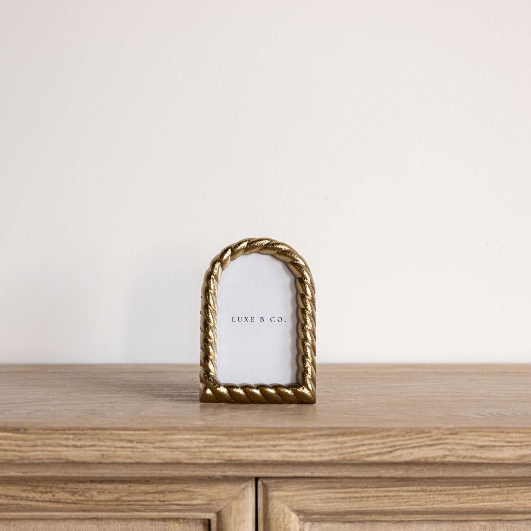 Brushed Brass Inspired Photo Frame