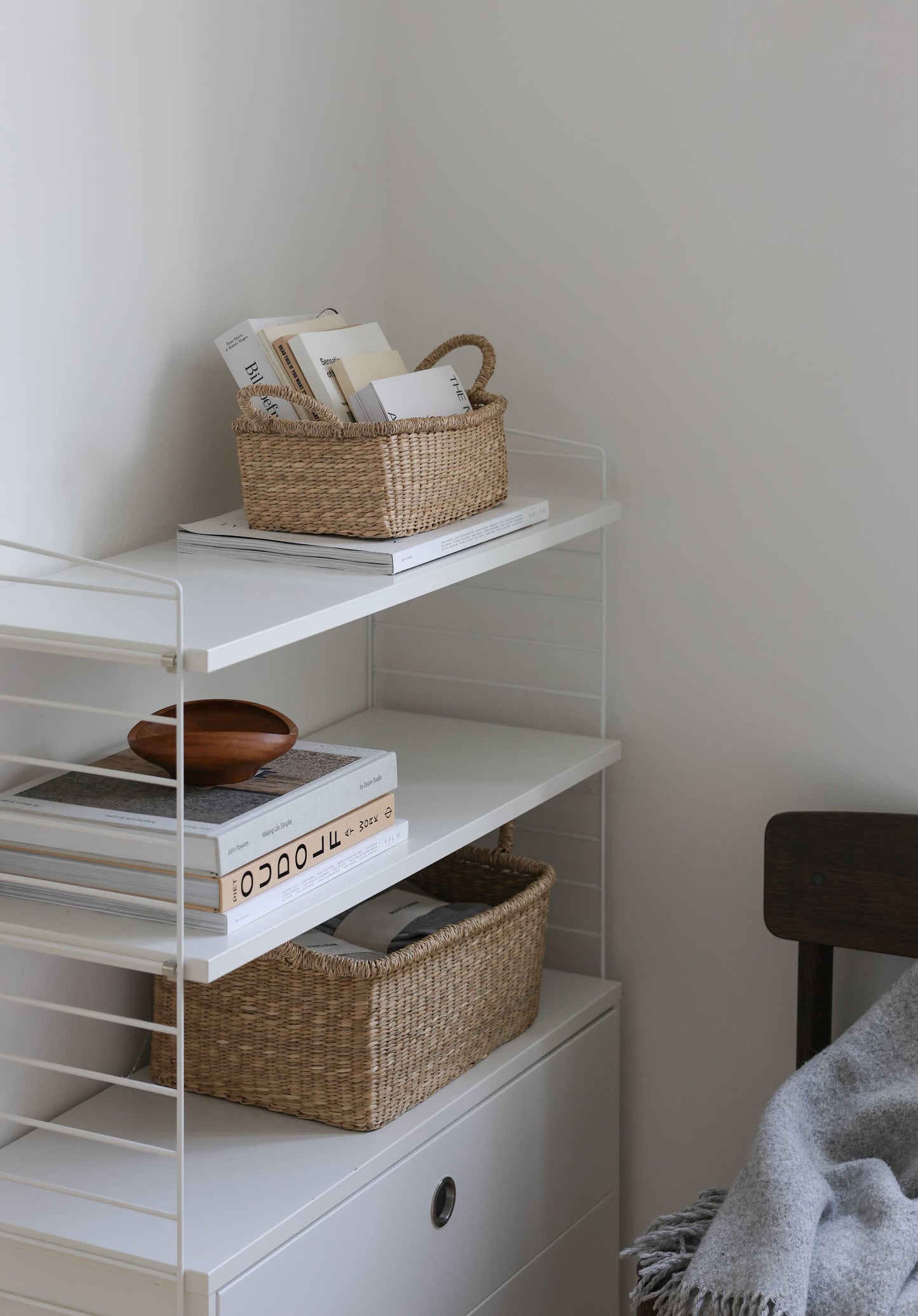 Large Lima Rectangular Seagrass Basket with Handles