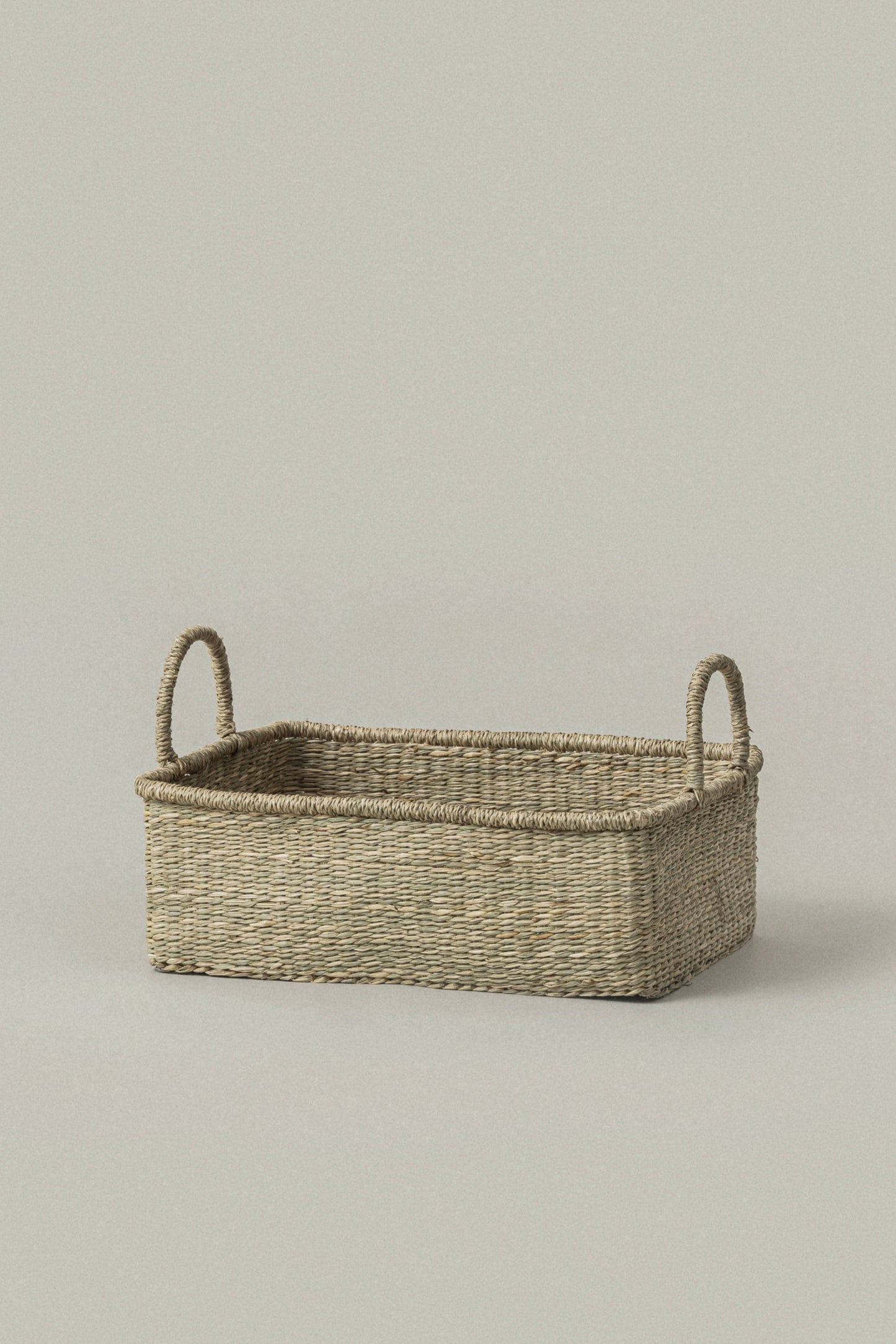 Large Lima Rectangular Seagrass Basket with Handles