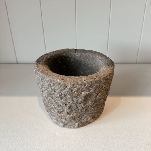 Stone Mortar Vintage Bowl