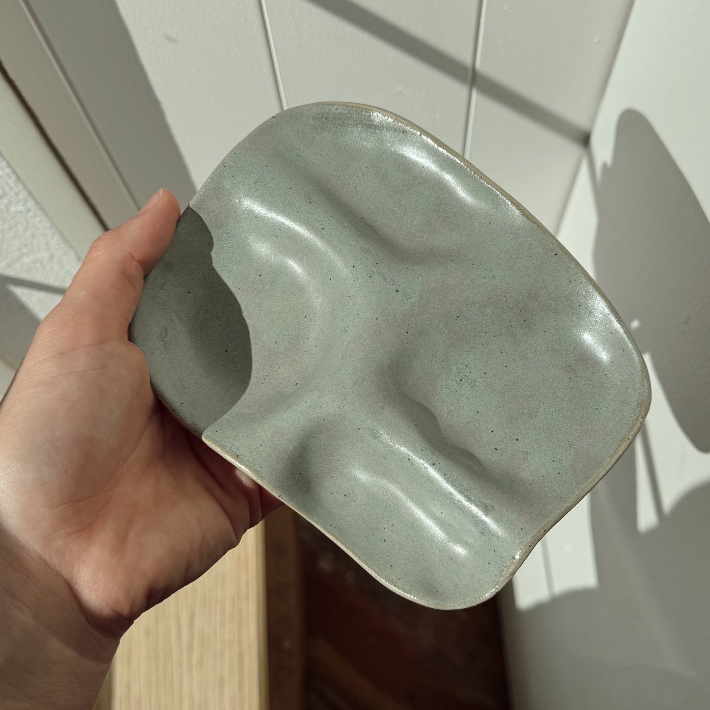 Ceramic Snack Plate 4 Wells
