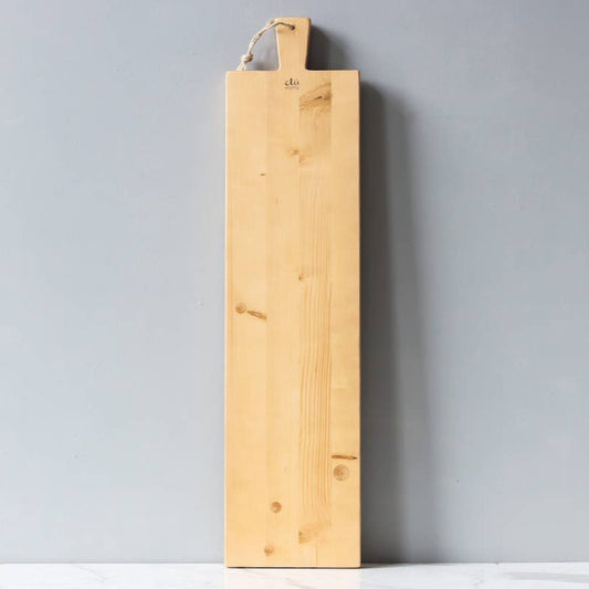 Natural Pine Wood Farmtable Oversized Plank, Large