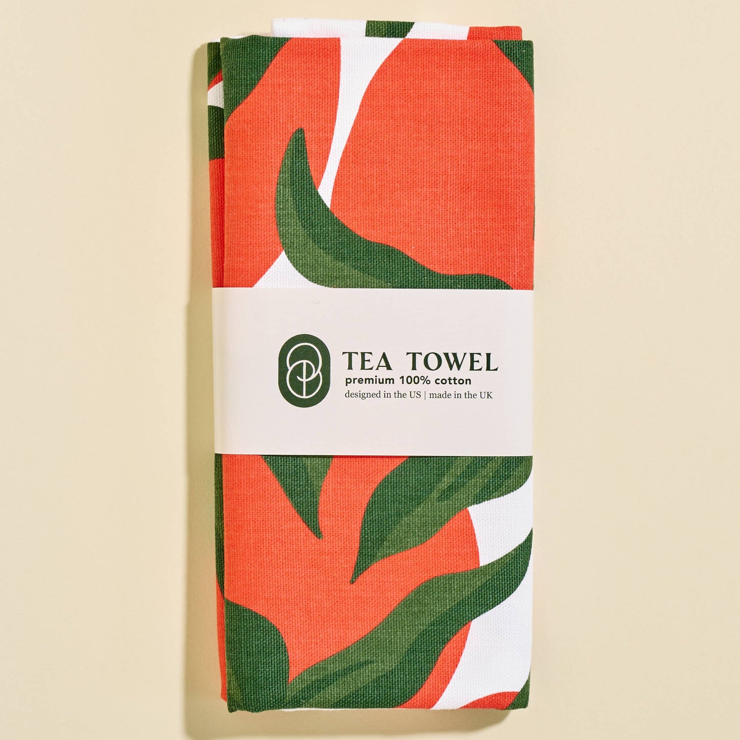 Pomodoro Tomato Red Illustration Tea Towel