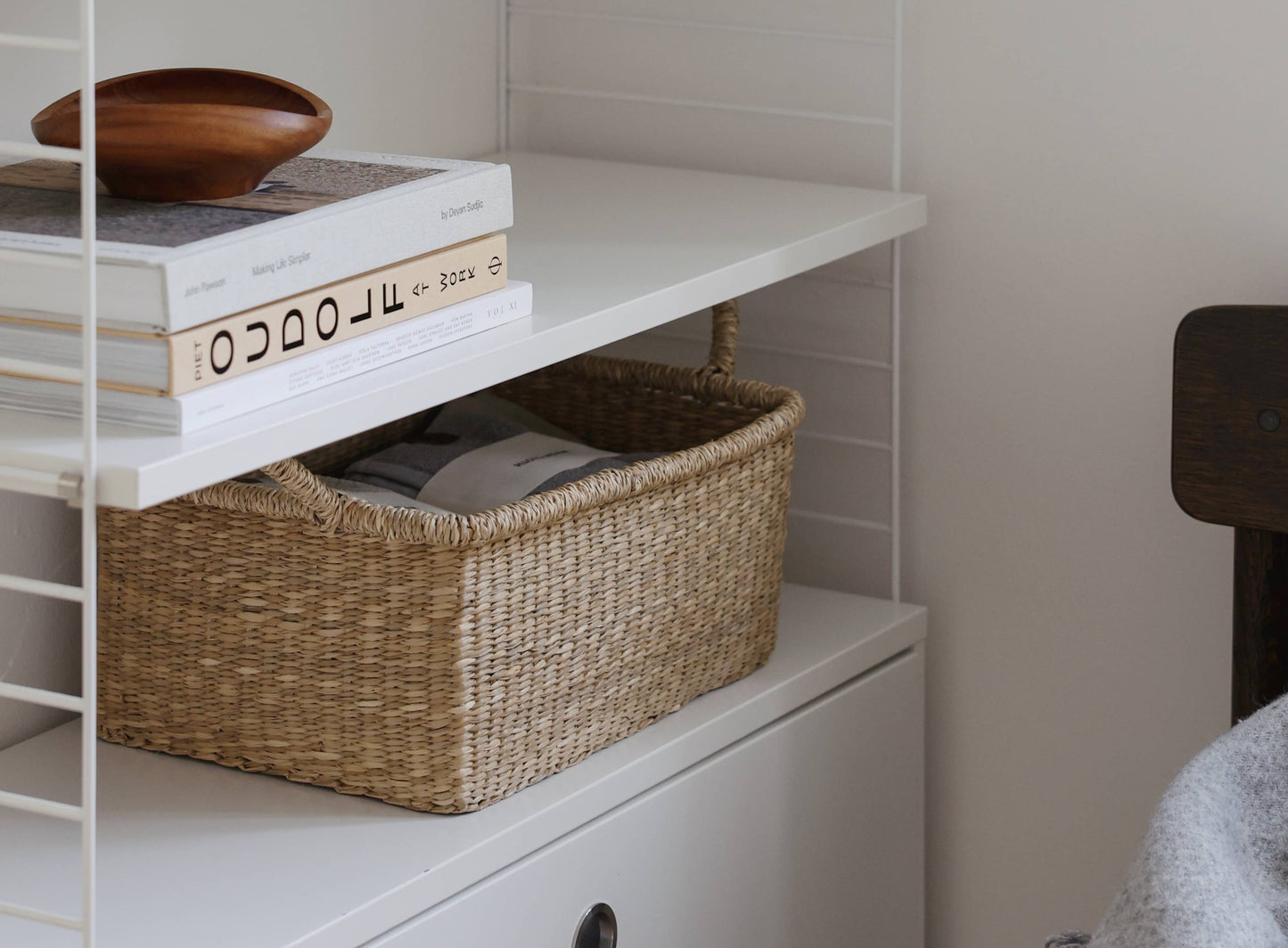 Large Lima Rectangular Seagrass Basket with Handles