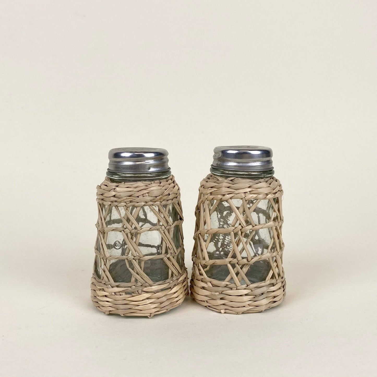 Seagrass Cage Salt & Pepper Shaker Set