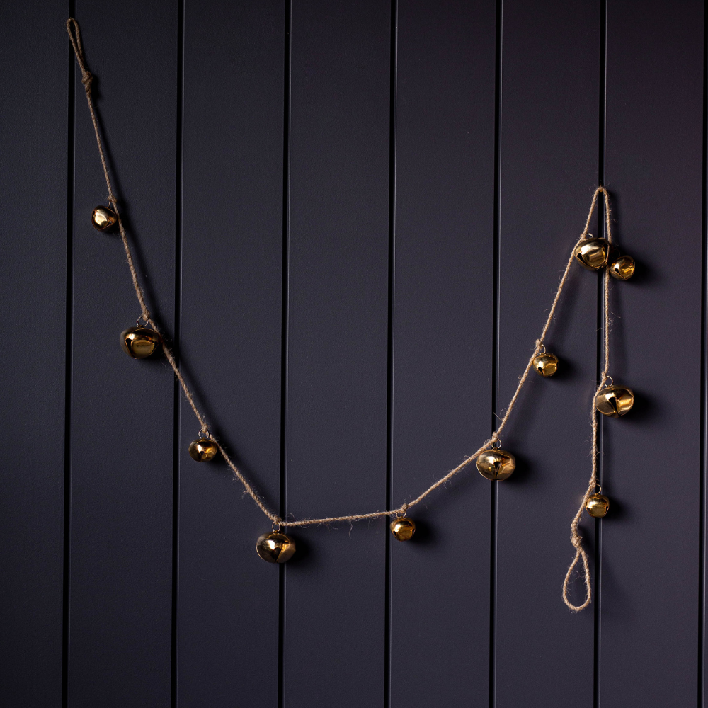 Jingle Bell Mantle Garland Christmas Decor