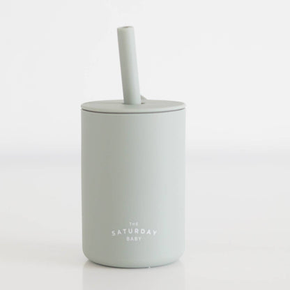 The Saturday Baby Silicone Straw Cup