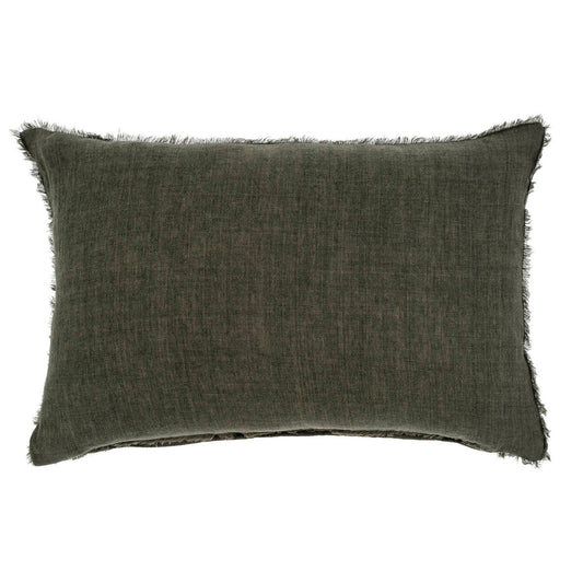 16x24 Lina Linen Pillow Avocado