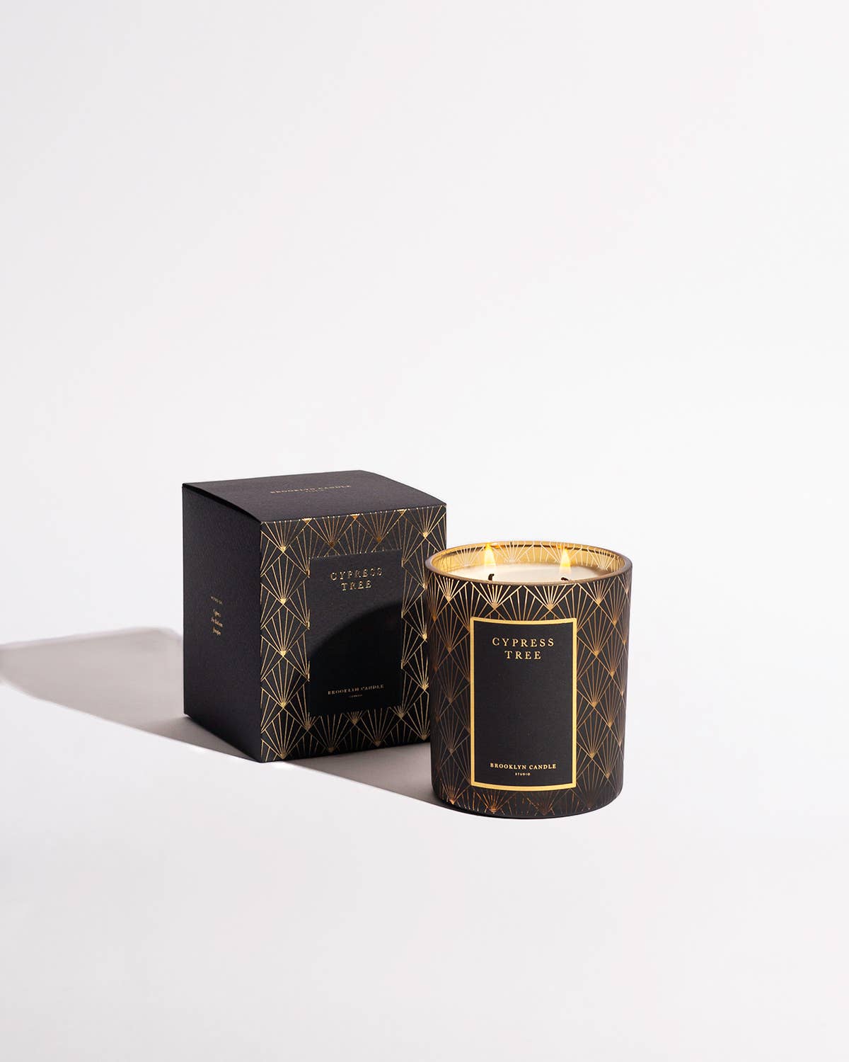 Cypress Tree Black Tie Holiday Candle