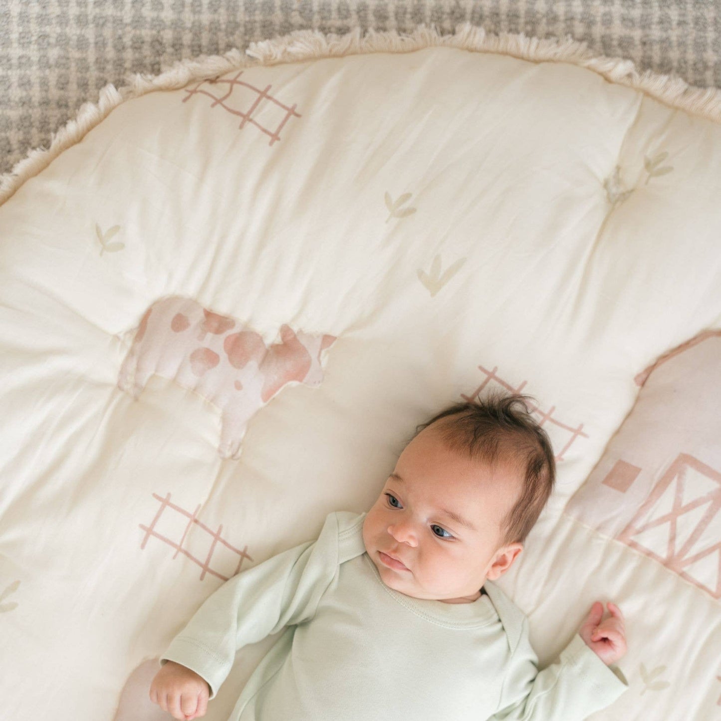 Charlie Farmhouse Quilted Play Mat