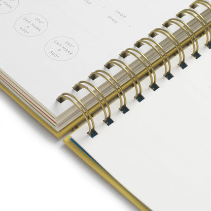 Guided Recipe Journal, Hardcover B5 Spiral -  Hanging Fruits