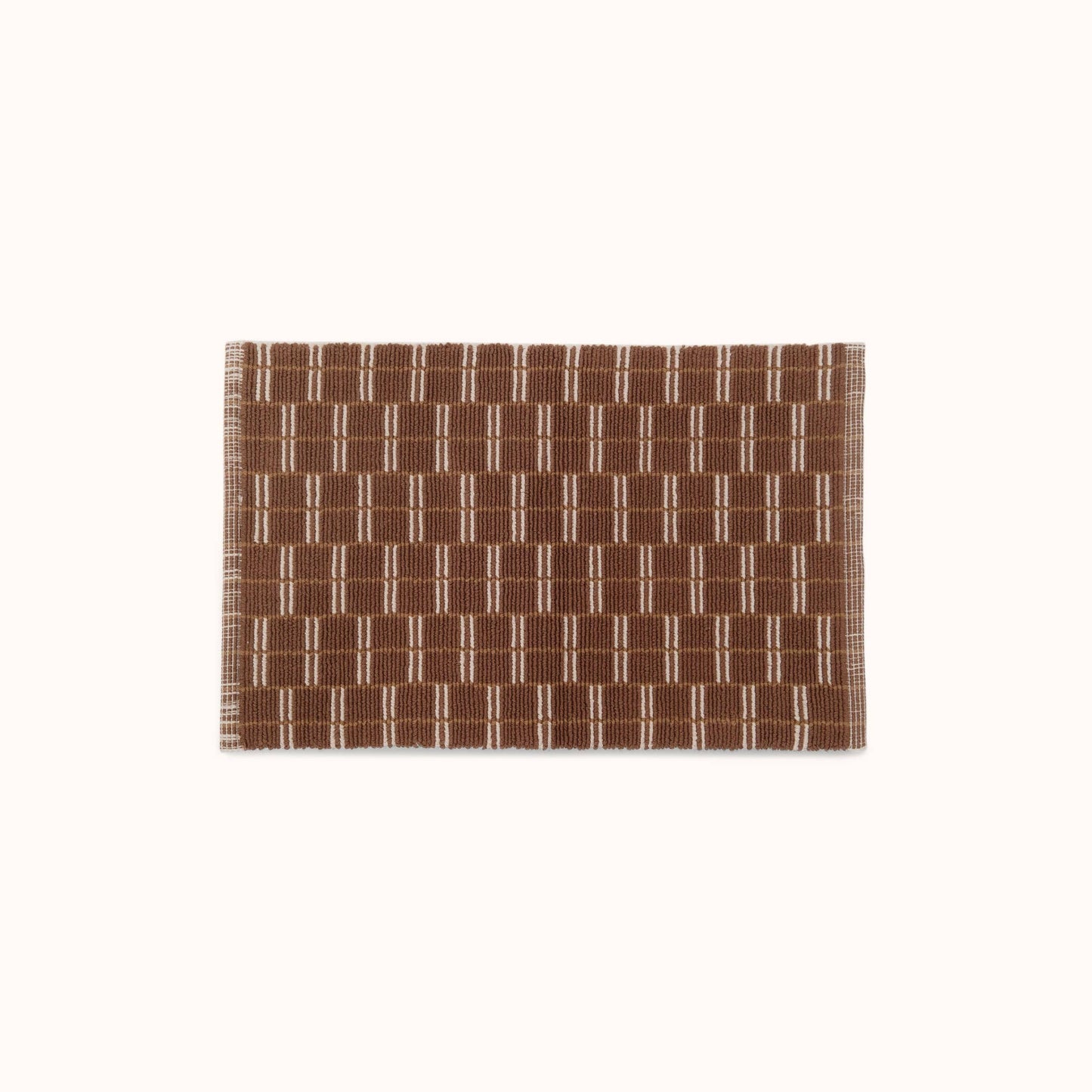 Lupe Bath Mat - Brown / Natural