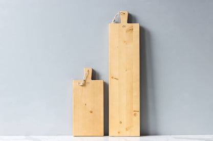 Natural Pine Wood Farmtable Oversized Plank, Large