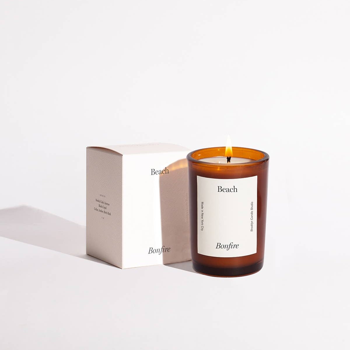 Beach Bonfire Fall Candle