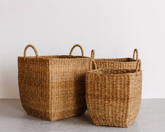 Square Laundry Basket, harvest
