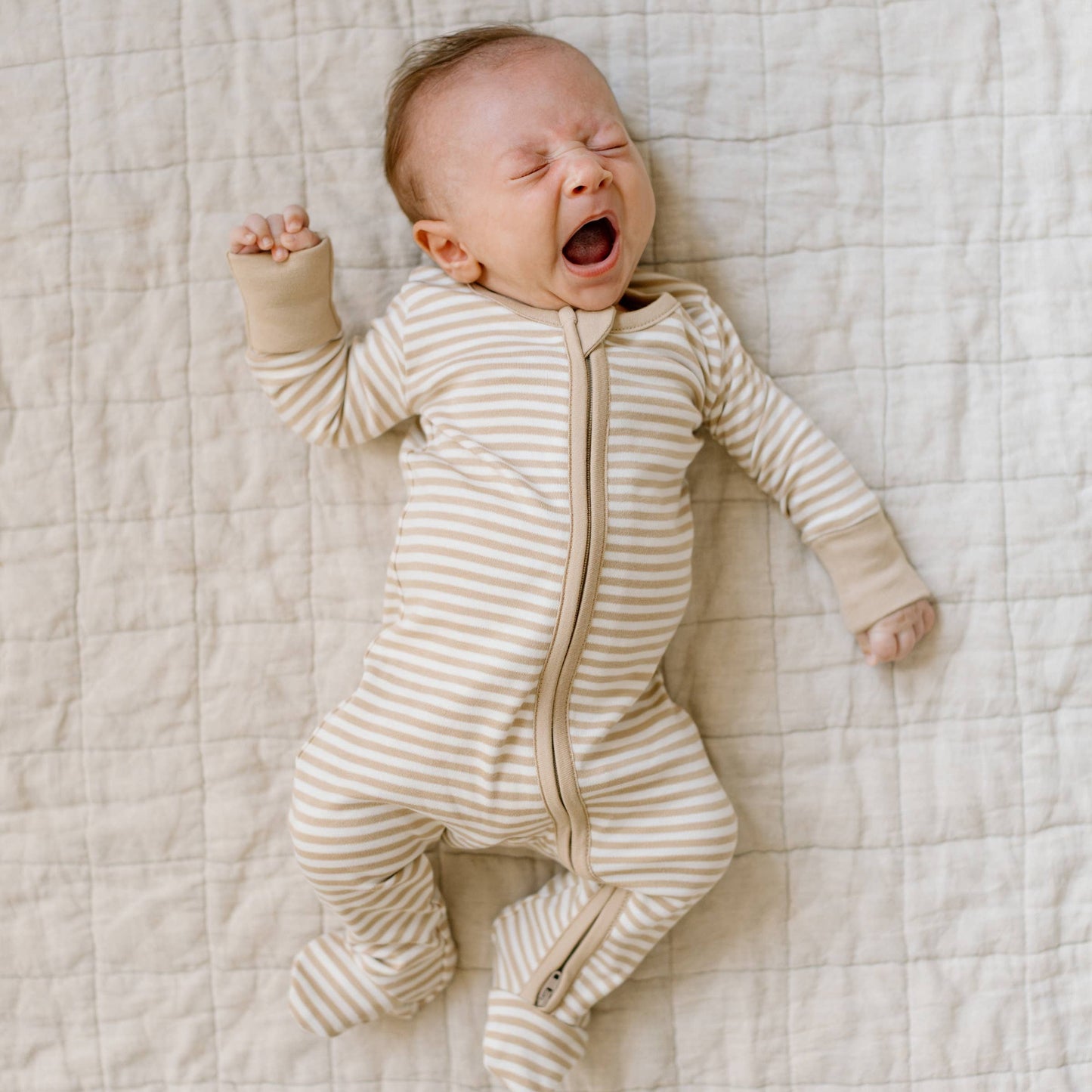 Peyton Zipper Sleeper - Stripe Collection