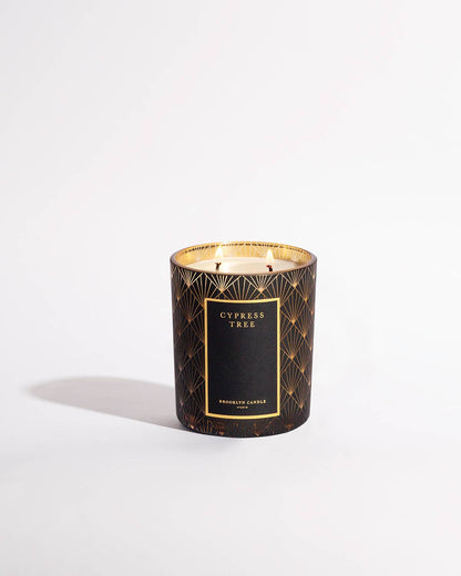 Cypress Tree Black Tie Holiday Candle