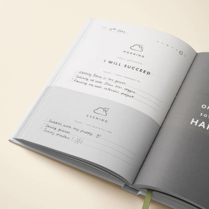 Guided Gratitude Journal, A5 Hardcover - Stay Grounded