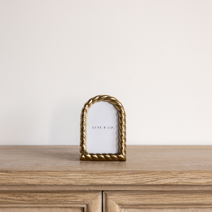 Brushed Brass Inspired Photo Frame