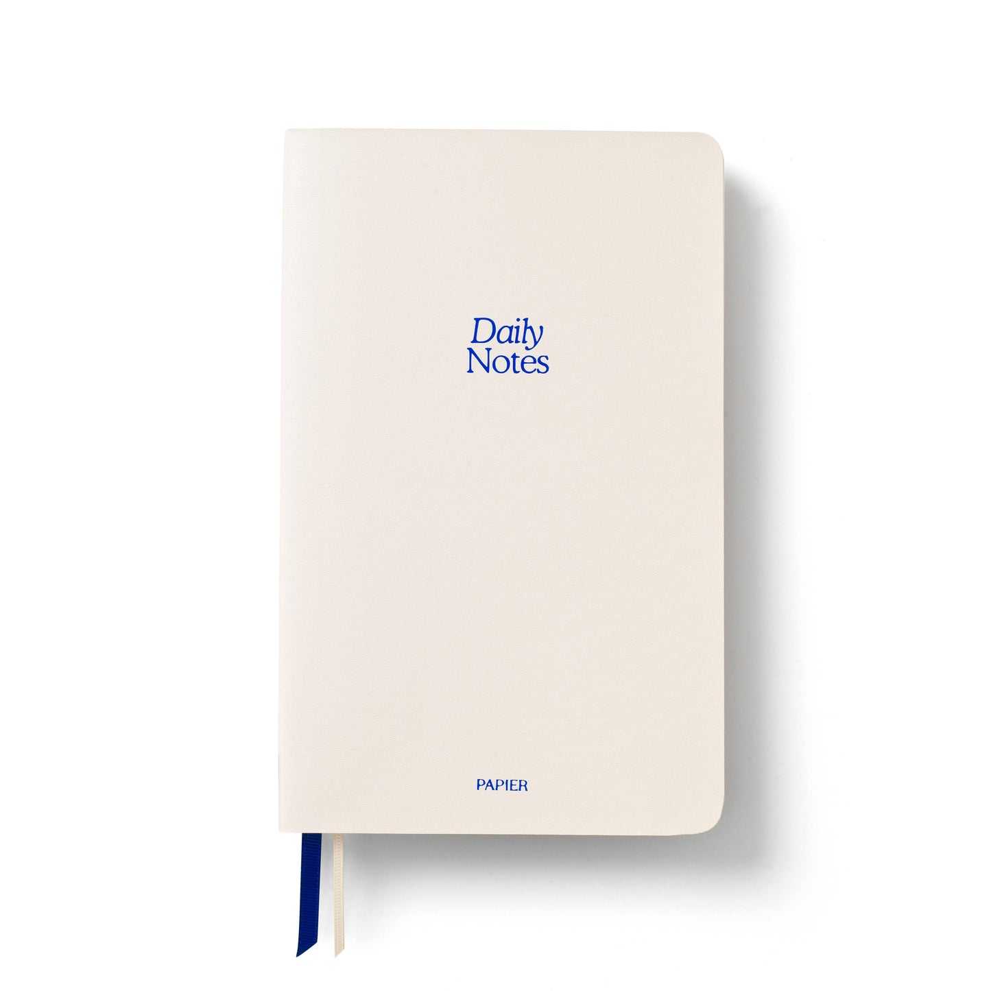 Lined Notebook, A5 Softcover, PU Leather - Daily Notes