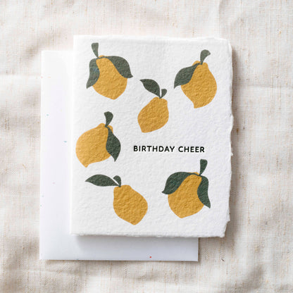 Lemon Birthday Cheer | Eco-Friendly Fair Trade Greeting Card