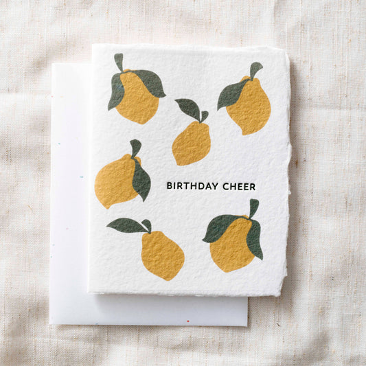 Lemon Birthday Cheer | Eco-Friendly Fair Trade Greeting Card