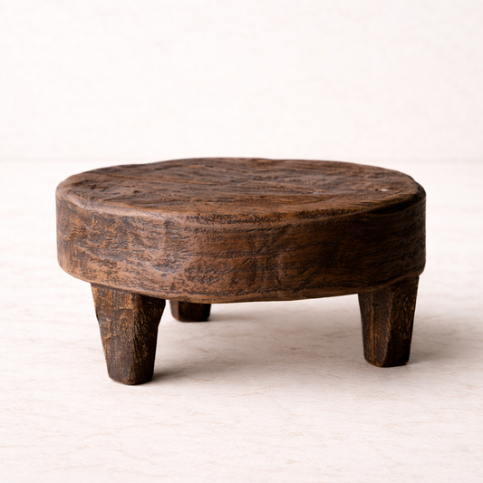 Vintage Inspired Wooden Pedestal Riser