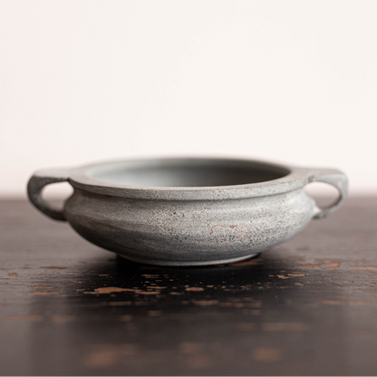 Soapstone Bowl Gray Blue Slate Stone