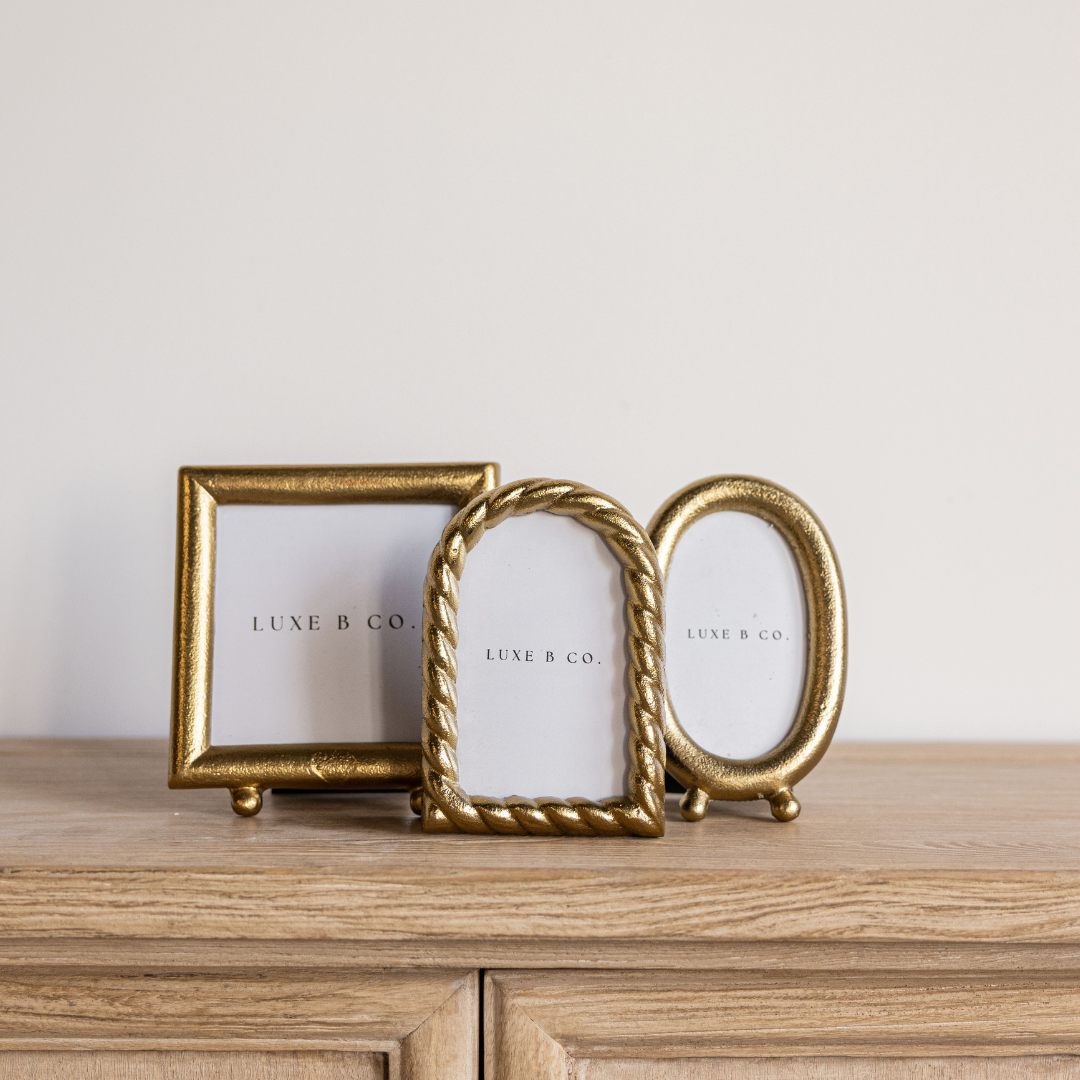Brushed Brass Inspired Photo Frame