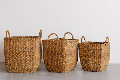 Square Laundry Basket, harvest
