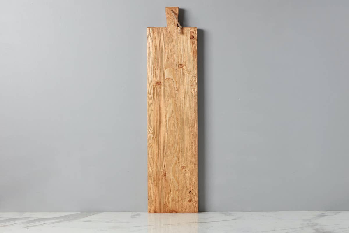 Natural Pine Wood Farmtable Oversized Plank, Large