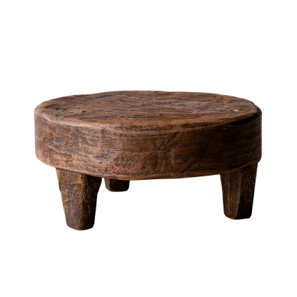 Vintage Inspired Wooden Pedestal Riser