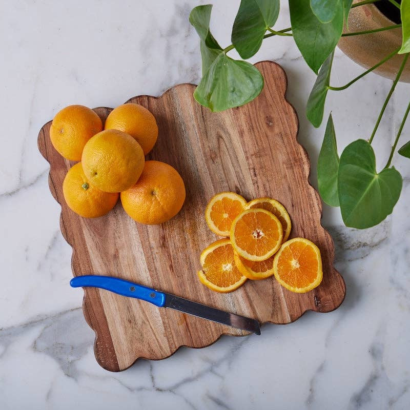 Scalloped Cutting Board, Medium Square