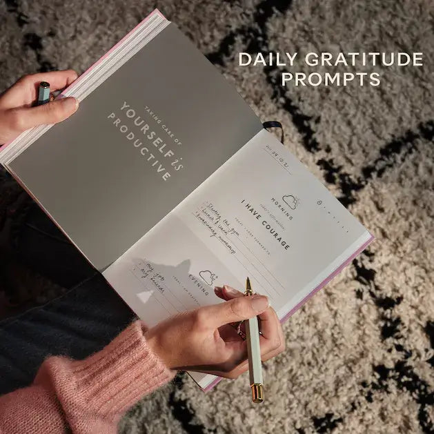 Guided Gratitude Journal, A5 Hardcover - Stay Grounded