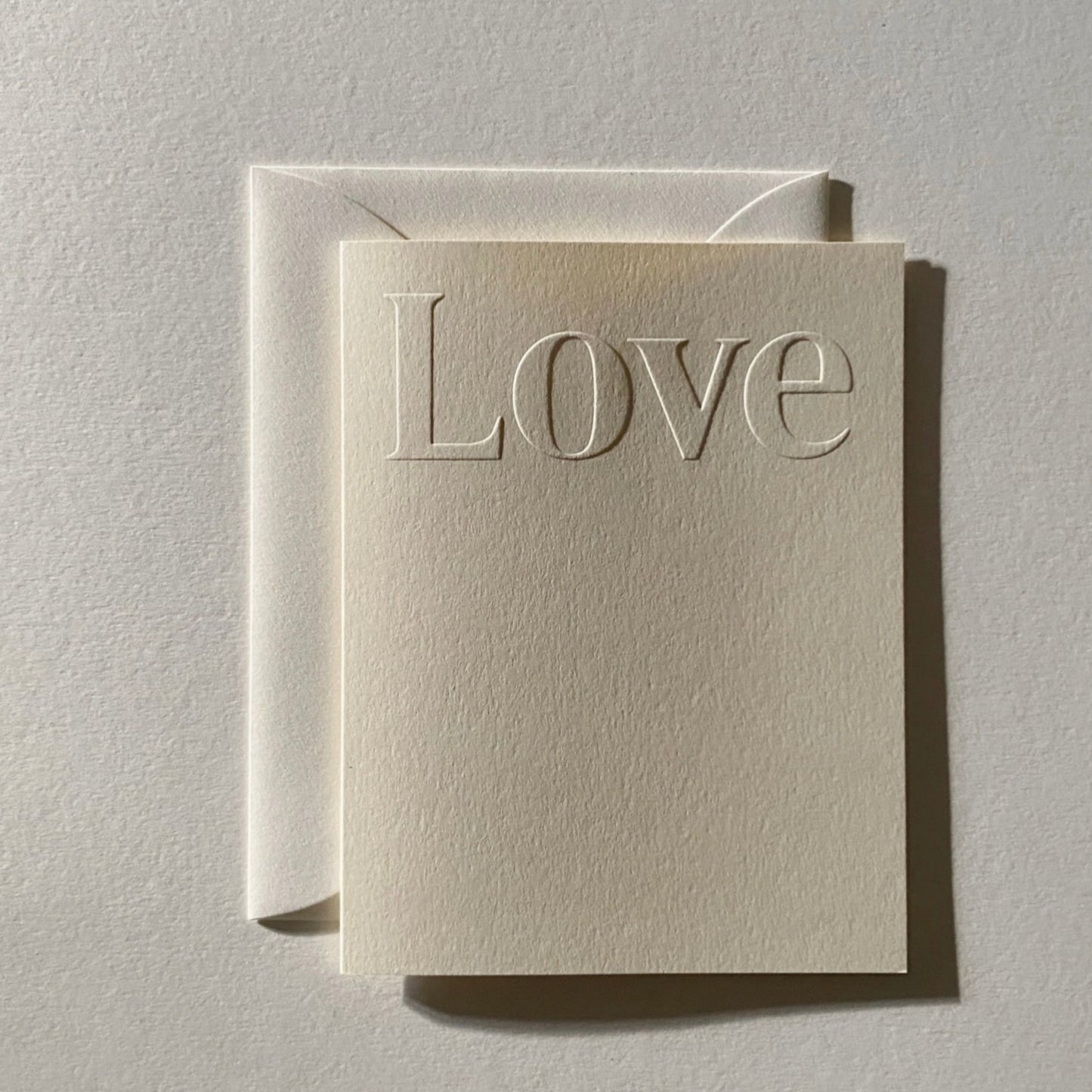 Love No. 19 Creme, Single Card