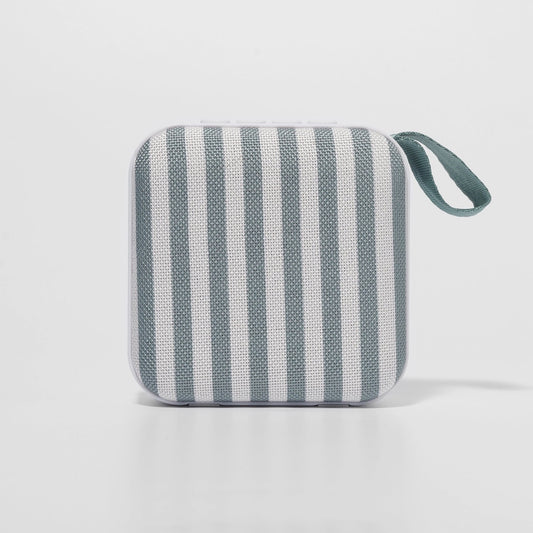 Portable Travel Speaker the Vacay Olive Stripe