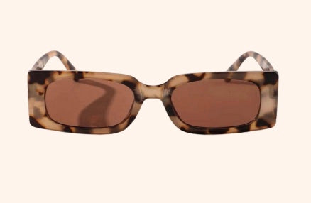 Squared Leopard Sunglasses