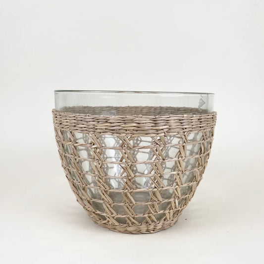 Seagrass Medium Cage Serving Bowl