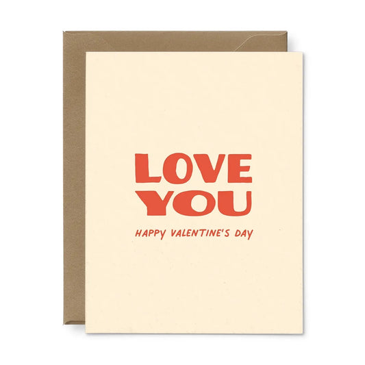 Love You Happy Valentine's Day Card