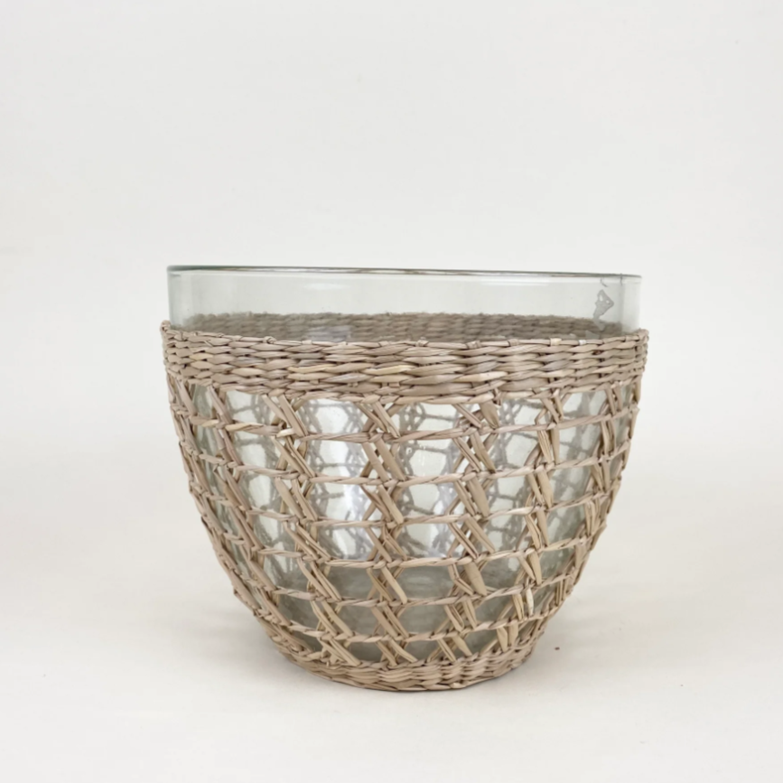 Seagrass Large Cage Serving Bowl