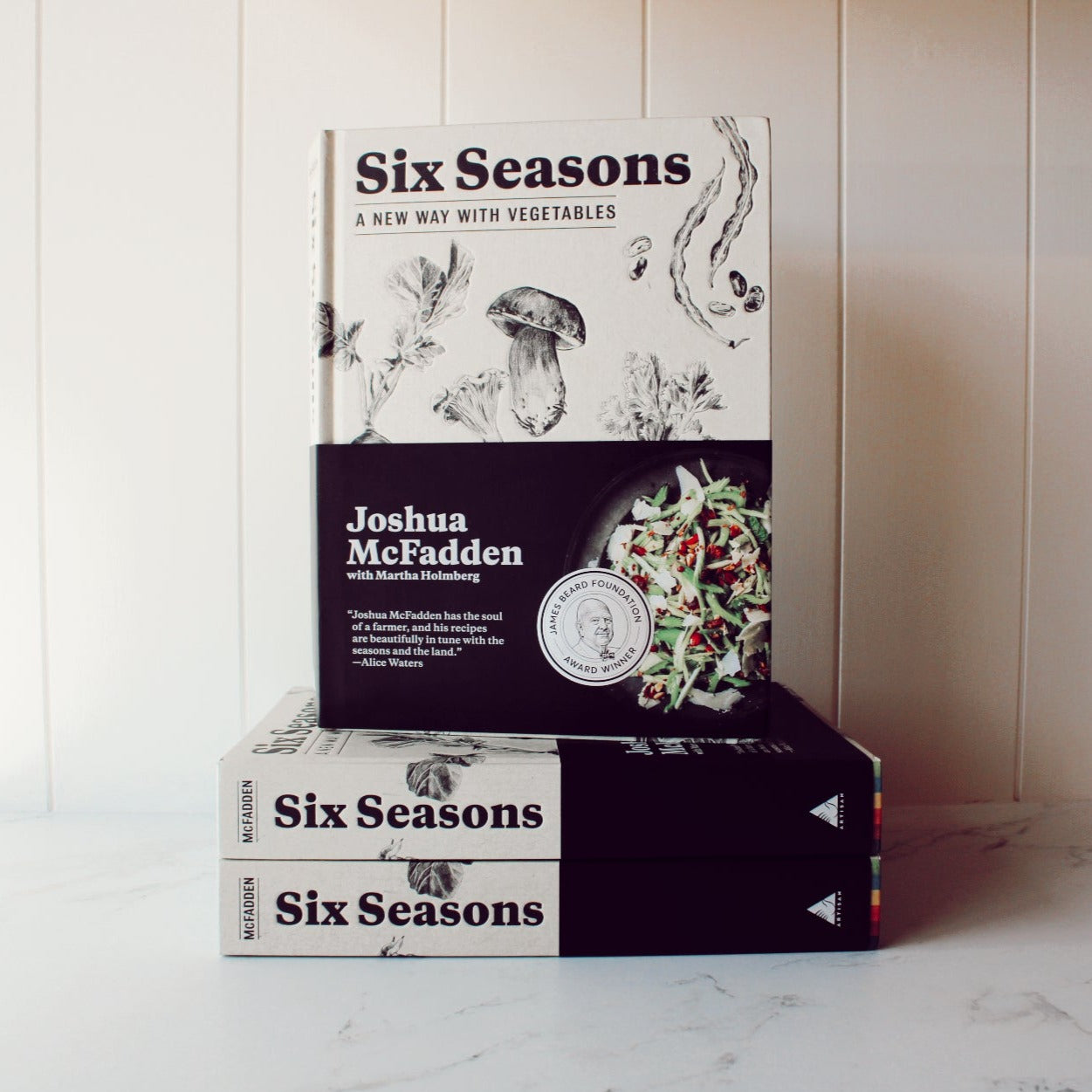 Six Seasons Cook Book Cover and Binding