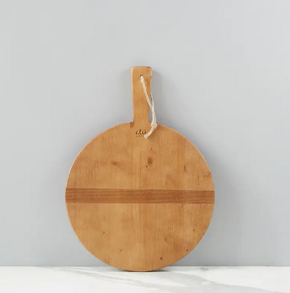 Round Pine Charcuterie Board-Small