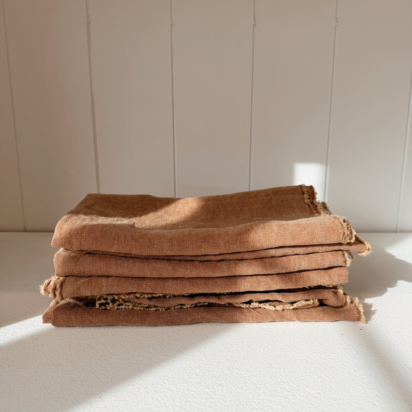 Terracotta Fringe Napkins