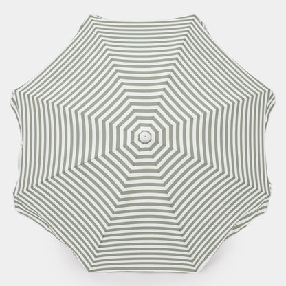 Luxe Beach Umbrella Seagrass Stripe