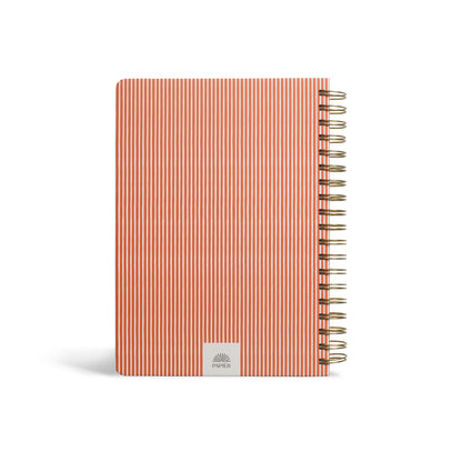 Guided Recipe Journal, Hardcover B5 Spiral - Eat Well