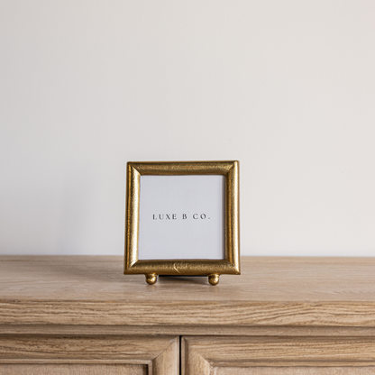 Brushed Brass Inspired Photo Frame