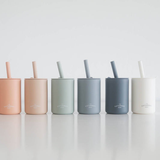 The Saturday Baby Silicone Straw Cup
