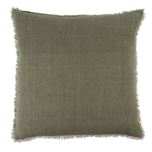 24x24 Lina Linen Pillow Laurel
