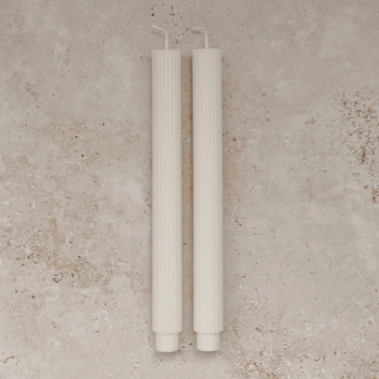 Cream Roman Taper Candle